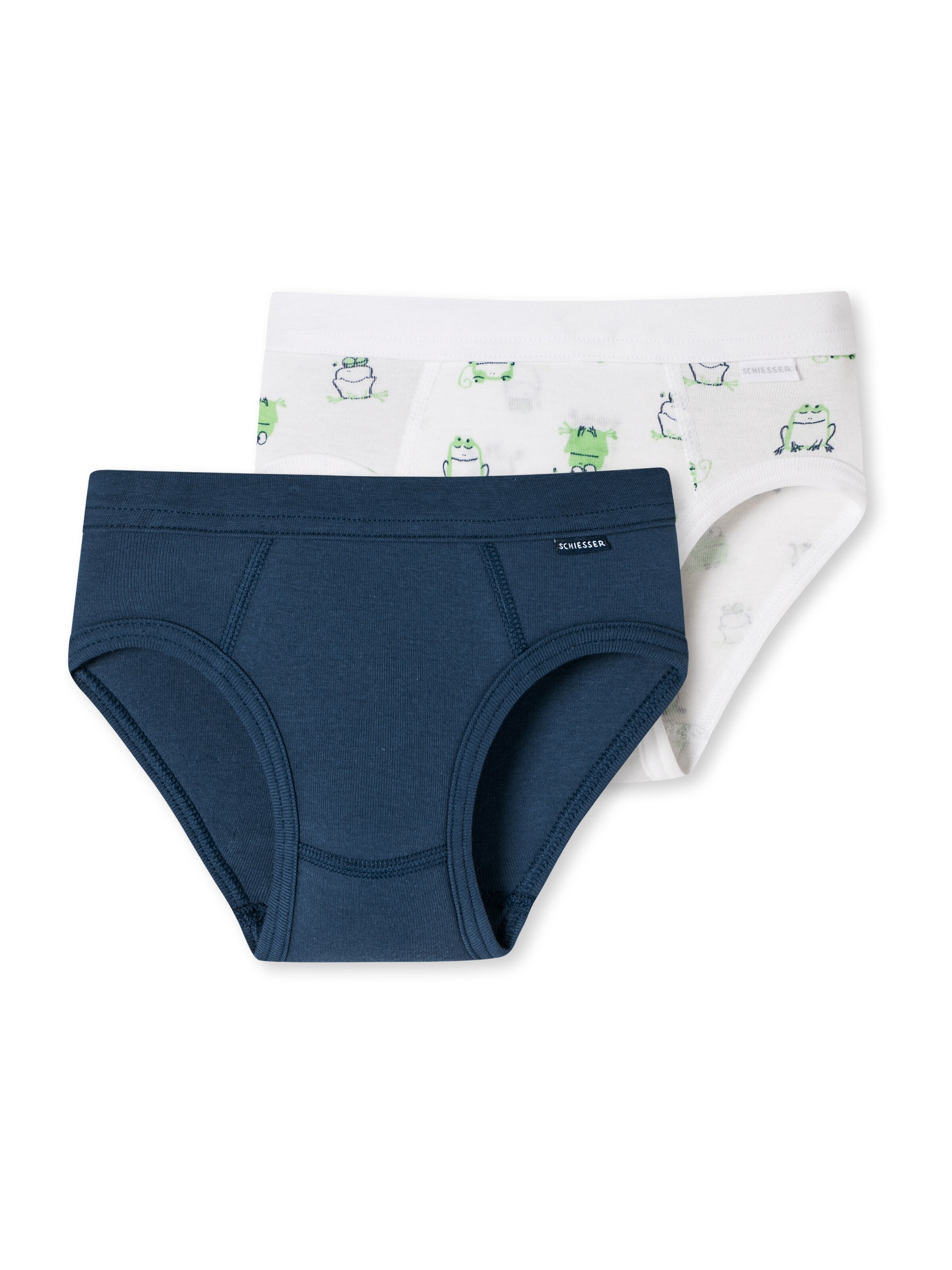 SCHIESSER Onderbroek in Blauw: voorkant