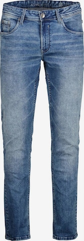 GARCIA Slimfit Jeans in Blauw: voorkant