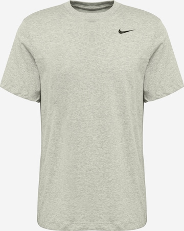 NIKE Regular Fit Sportshirt in Grau: predná strana