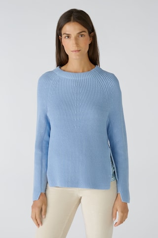 OUI Пуловер 'RUBI' в синьо: отпред