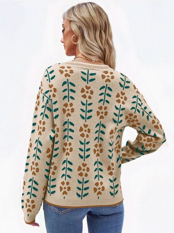 Imily Bela Kardigán - Oranžová: zadná strana