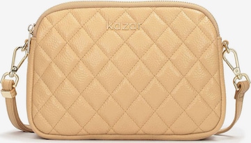 Kazar Crossbody Bag in Beige: front