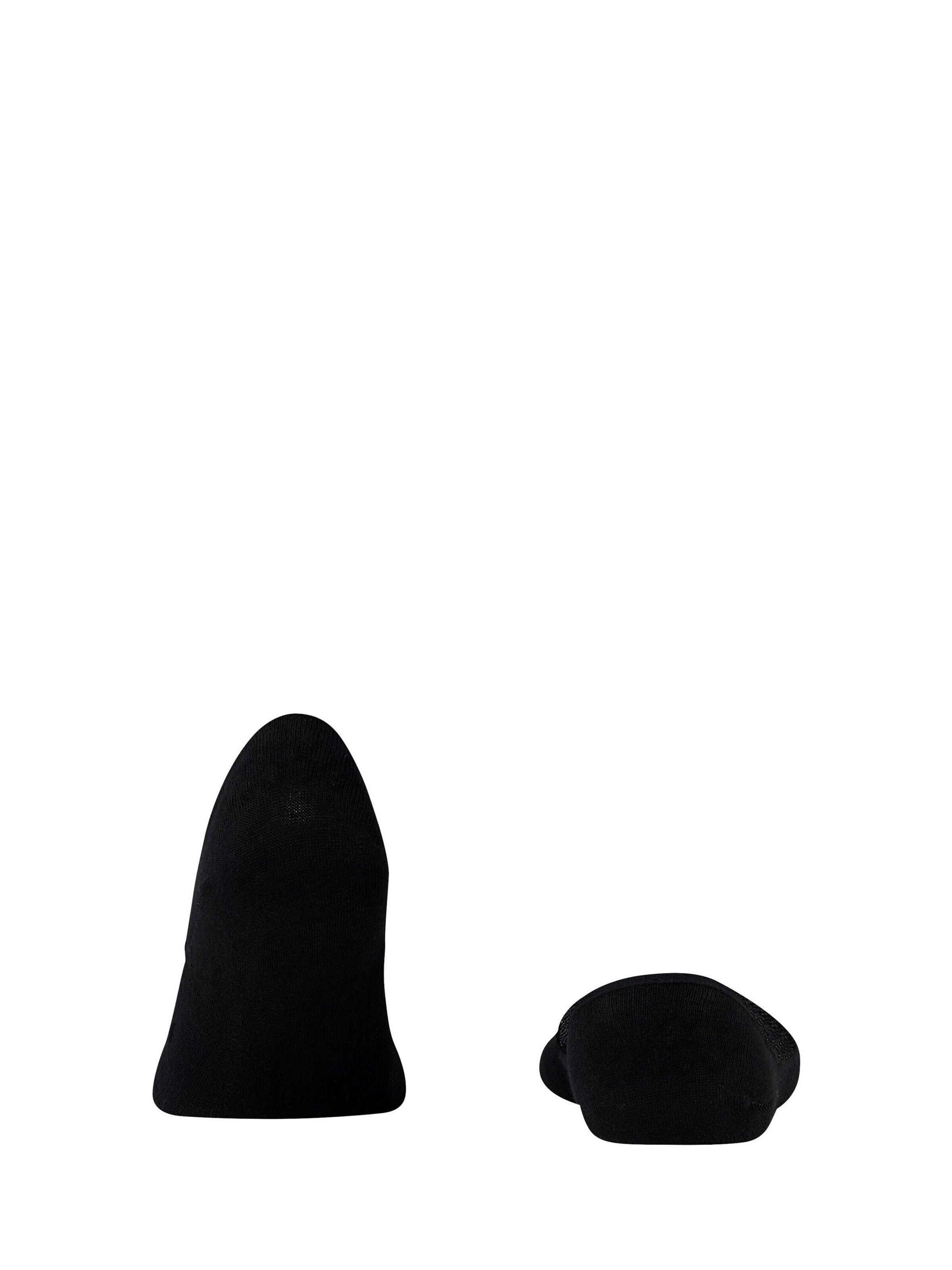 FALKE Füßlinge 'Step Medium Cut Box'‌‌‌‌‌‌‌‌‌‌ in Schwarz