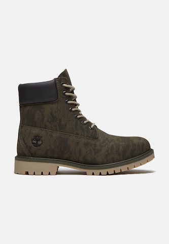 TIMBERLAND Schnürboots in Grün: Vorderseite