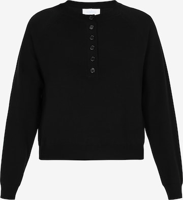 usha BLUE LABELPulover - crna boja: prednji dio