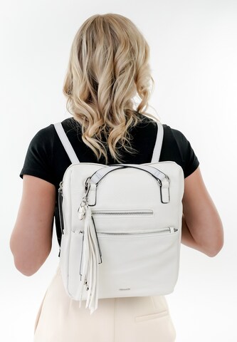 TAMARIS - Mochila 'Adele' em branco