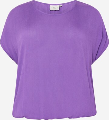 KAFFE CURVE Blouse 'Ami Stanley' in Purple: front