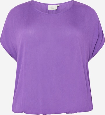 KAFFE CURVE Blouse 'Ami Stanley' in Purple: front