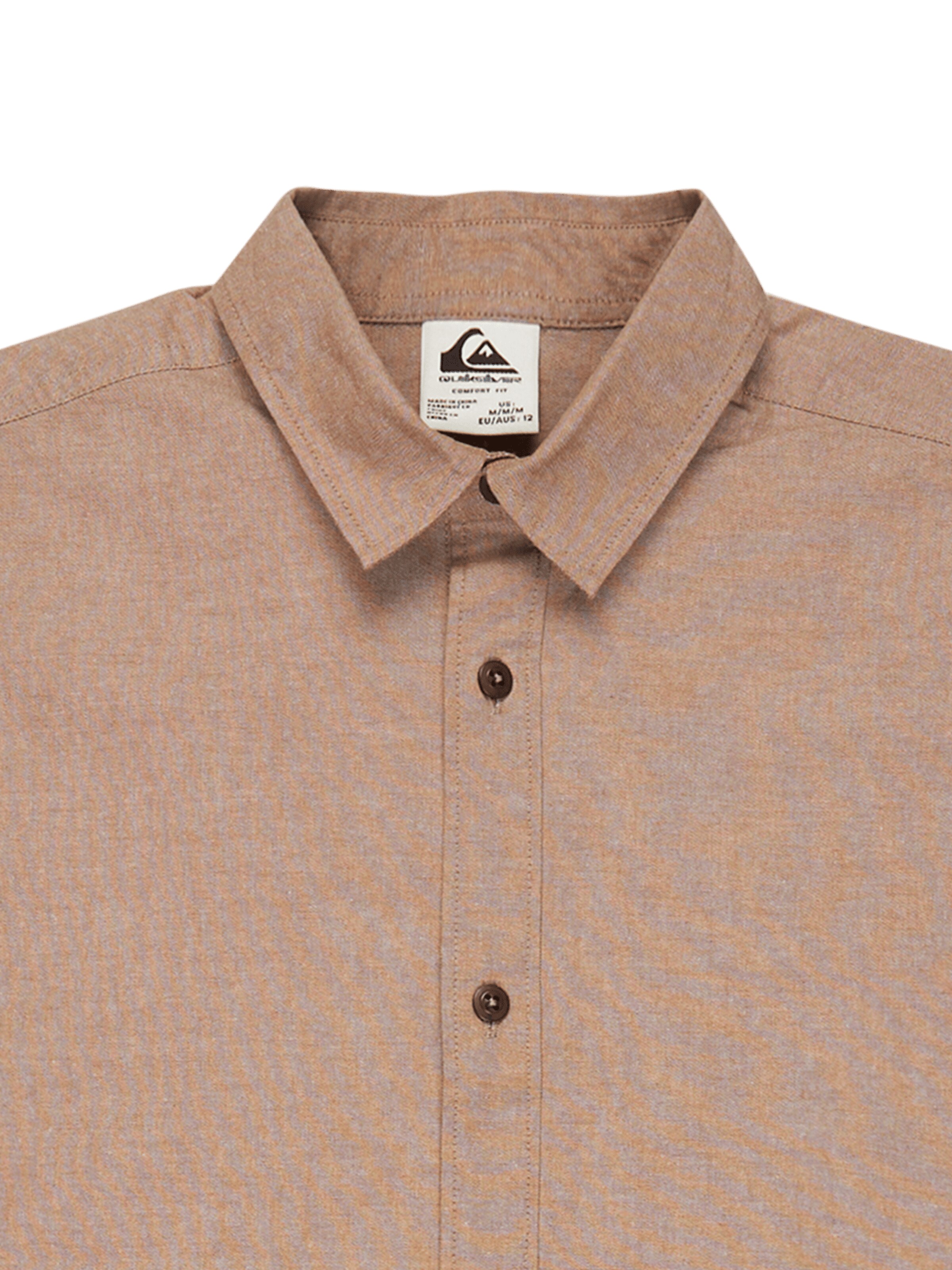 QUIKSILVER Regular Fit Hemd in Braun
