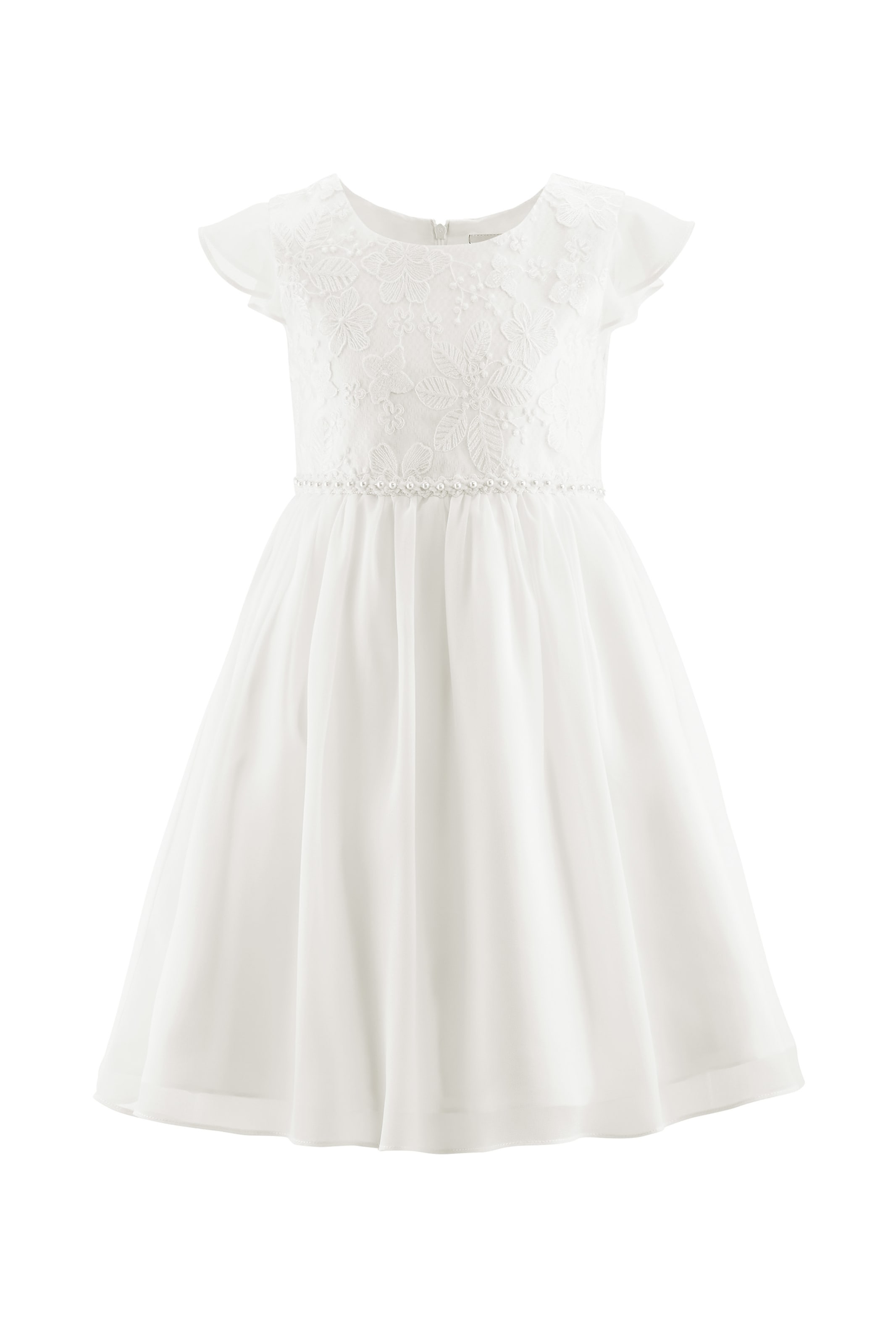 happy girls - Vestido em branco: frente