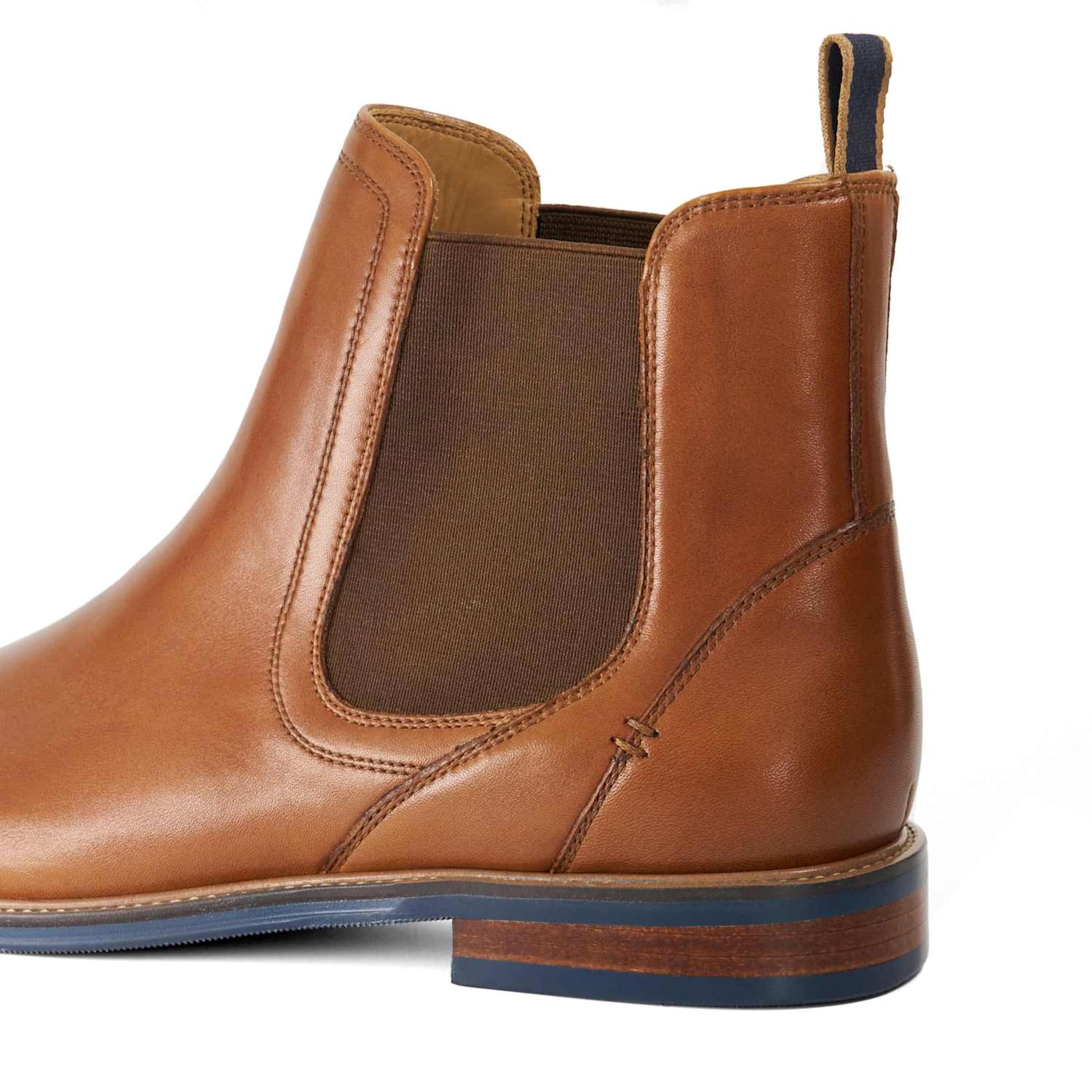 Dune LONDON Chelsea Boots 'Mckinley' in Braun