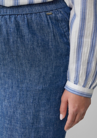 s.Oliver Wide leg Broek in Blauw