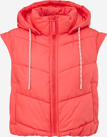 Gilet di comma casual identity in arancione: frontale