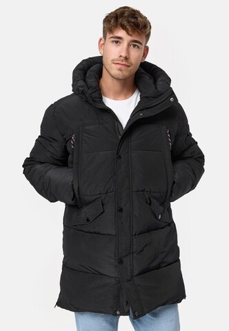 INDICODE JEANS Winterparka 'Kasper' in Schwarz