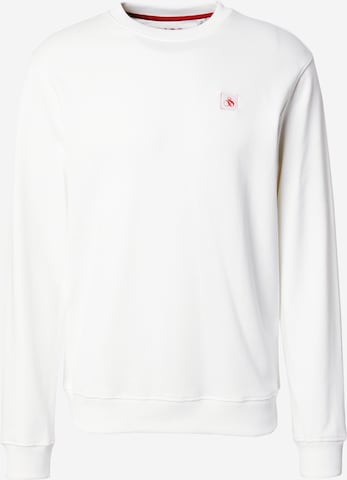 SCOTCH & SODA Sweatshirt 'Essential' i hvit: forside