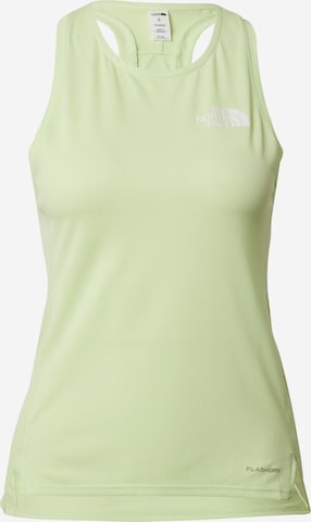 THE NORTH FACETehnička sportska majica 'SUNRISER' - zelena boja: prednji dio