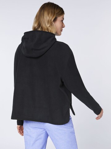 CHIEMSEE Fleece Jacket in Black