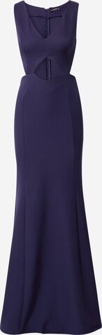 Trendyol Evening Dress in Blue: front