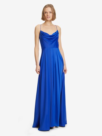 Robe de soirée Vera Mont en bleu : devant