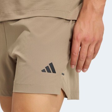 ADIDAS PERFORMANCE Regular Workout Pants 'D4T Essentials' in Green