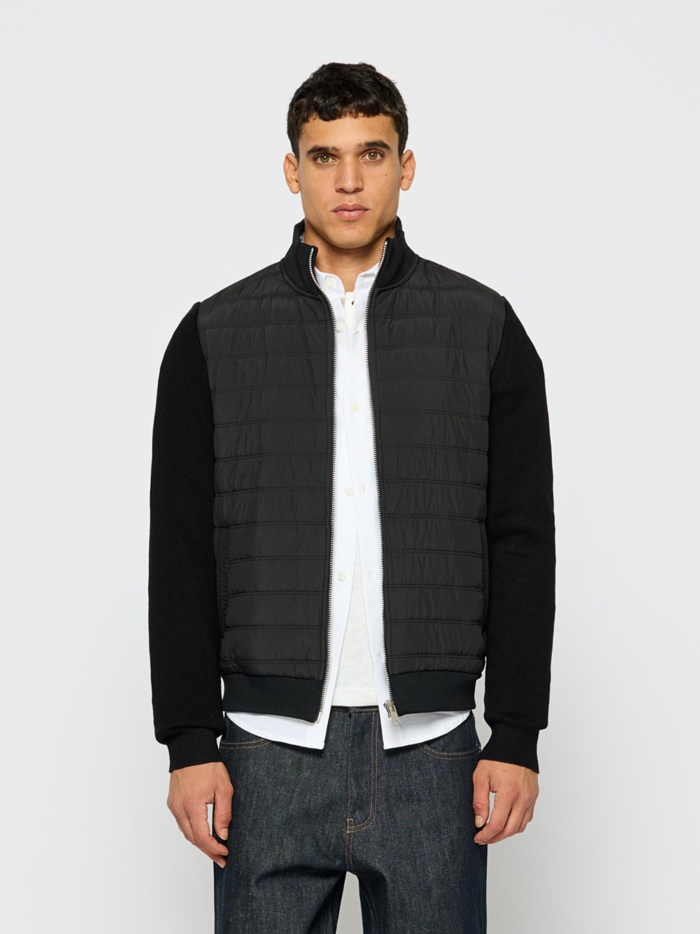 Burocs Übergangsjacke‌‌‌‌‌ in Schwarz: Vorderseite