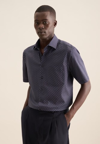 SEIDENSTICKER Regular fit Business shirt ' Regular ' in Blue: front