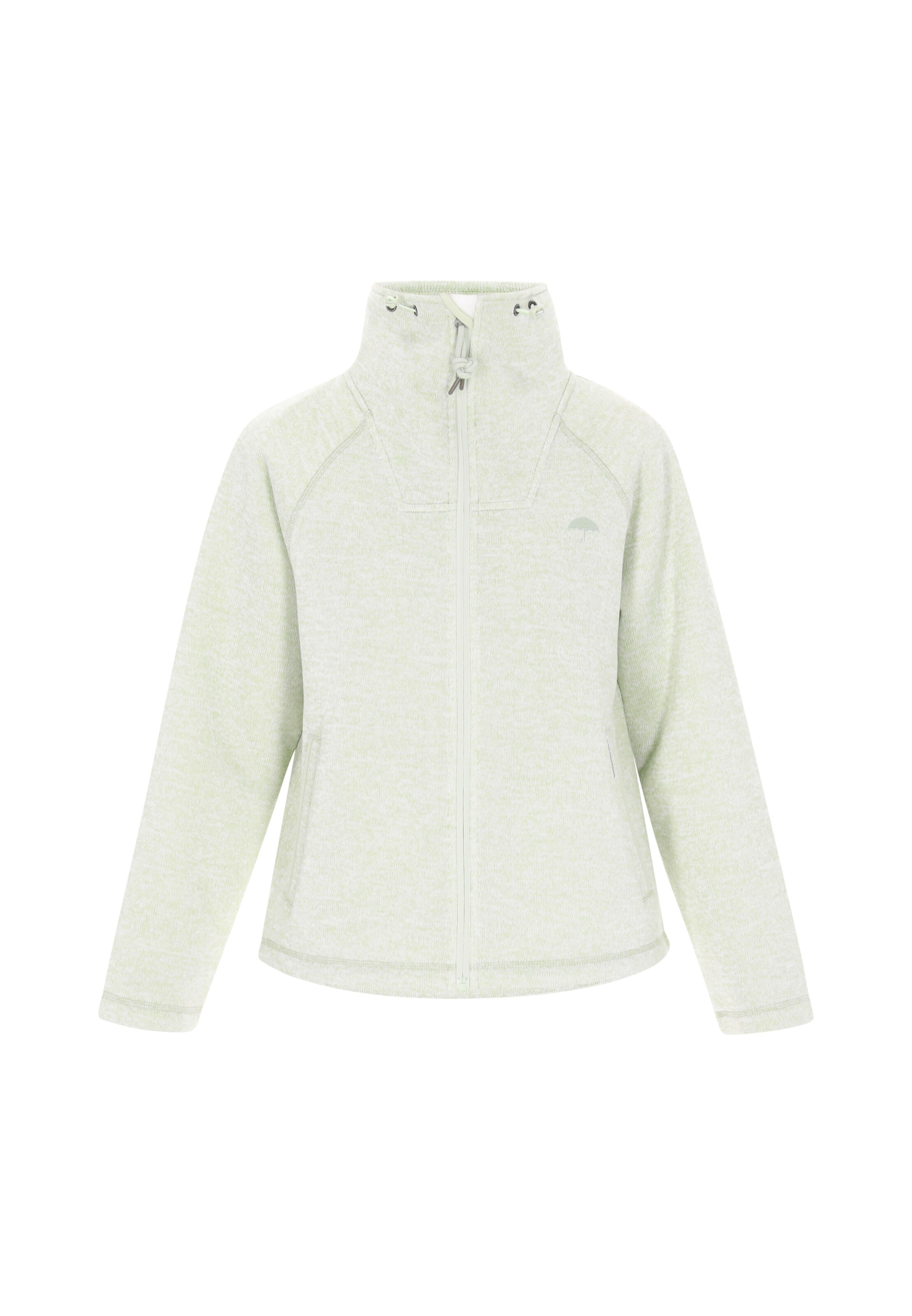 Schmuddelwedda Fleecejacka i grön: framsida