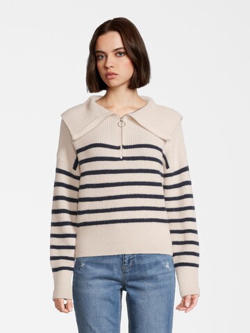 Orsay Sweater in Beige: front