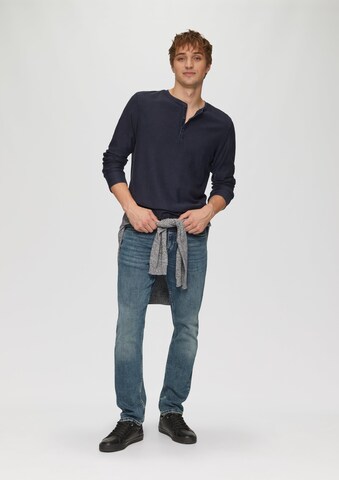 QS Shirt in Blau