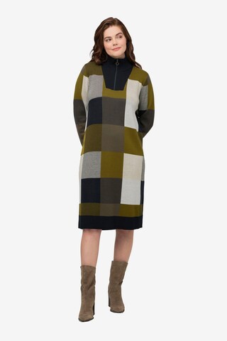 Ulla Popken Knitted dress in Mixed colors