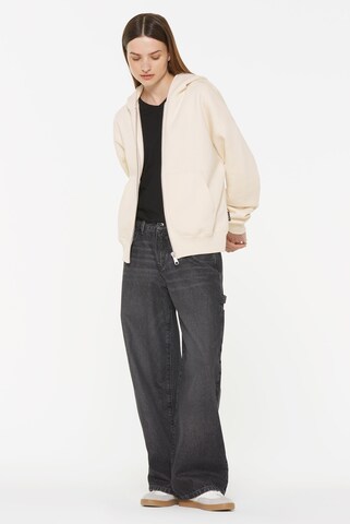 Harlem Soul /Damen BRU-NO Hoodie Jacket Oversized Unisex in Beige