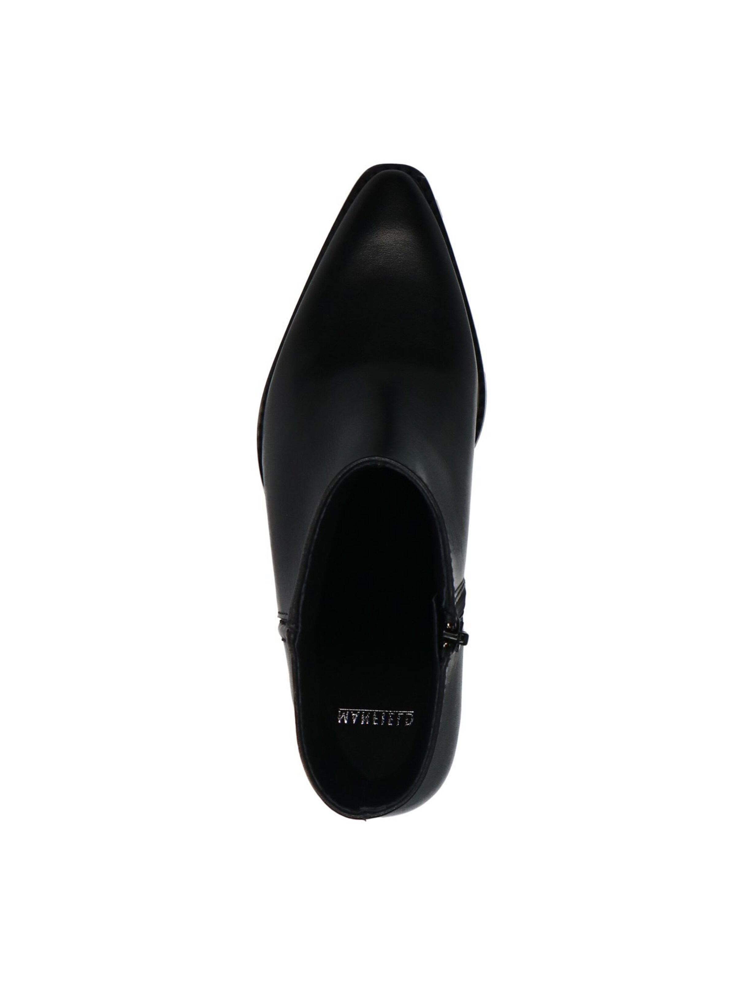 MANFIELD Stiefelette in Schwarz