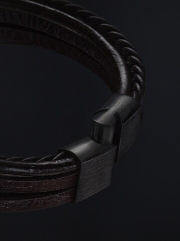 Bracelet 'Braid' SERASAR en marron