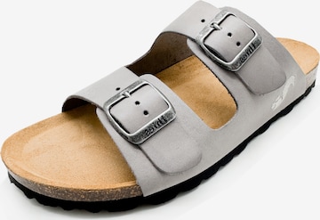 thies Mules 'Eco Leather Sandal' in Grey: front