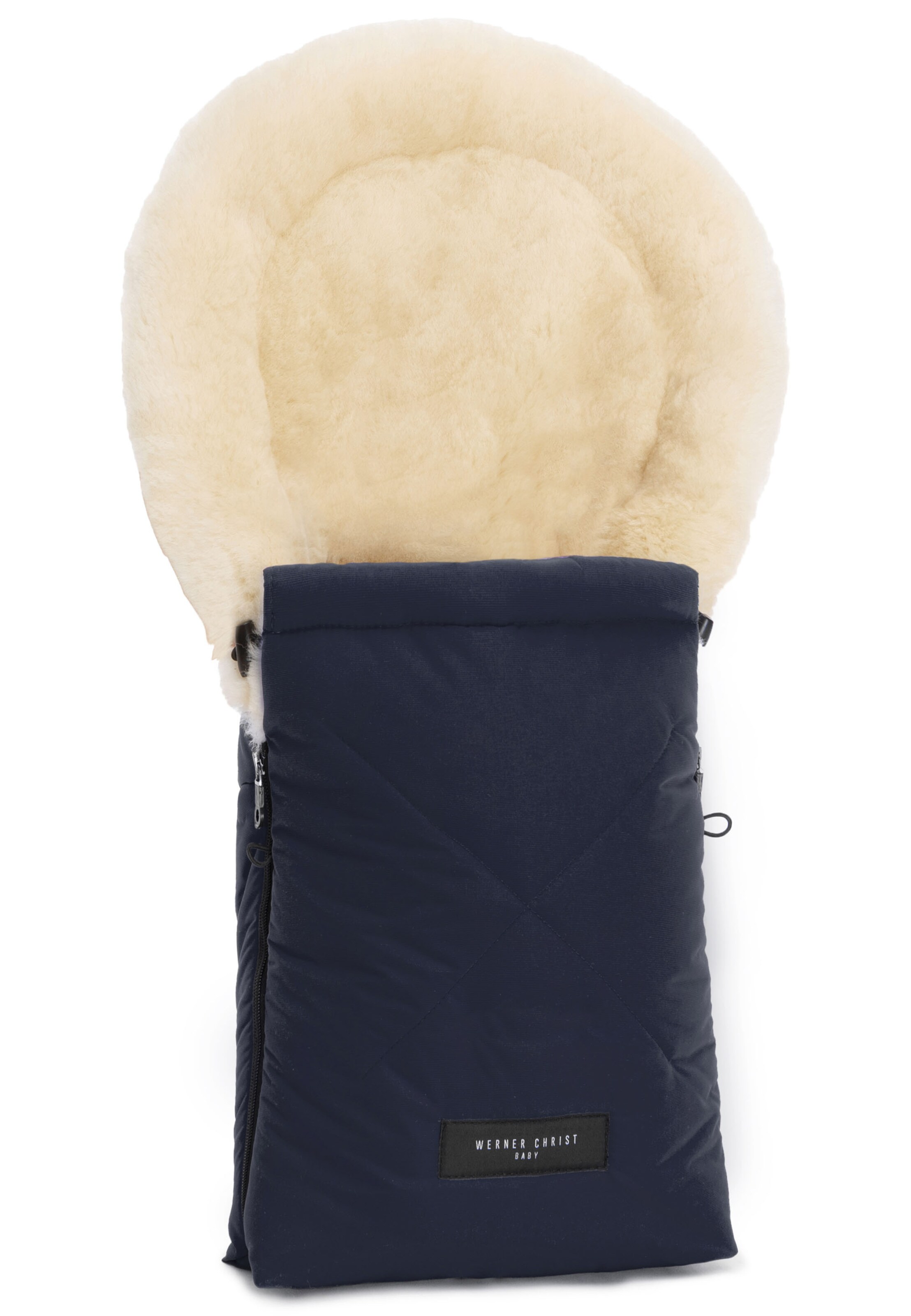 Werner Christ Baby Babydecke 'Oslo' in Blau: Vorderseite