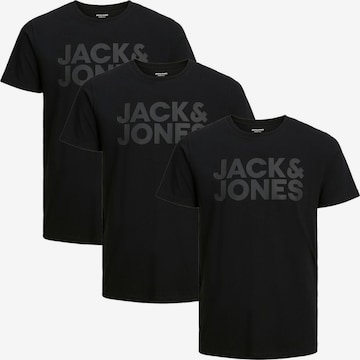 JACK & JONES Shirt 'Corp' in Schwarz: Vorderseite