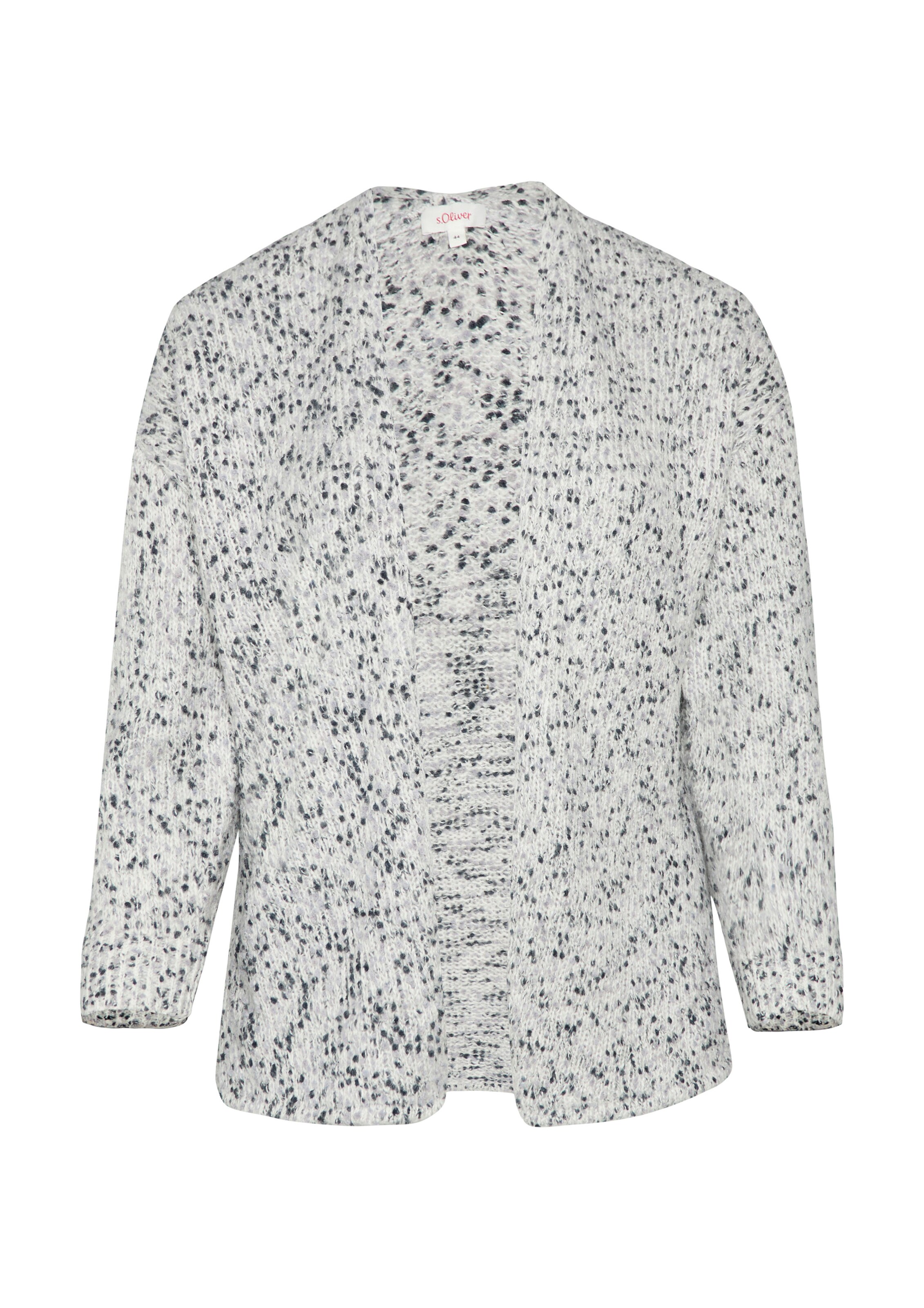 s.Oliver Red Label Plus Gebreid vest in Grijs: voorkant