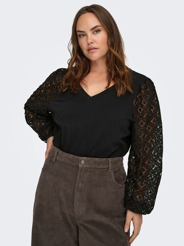 T-shirt 'CAREffie' ONLY Carmakoma en noir