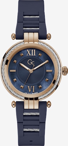 Gc Analoog horloge 'CableBijou' in Blauw: voorkant