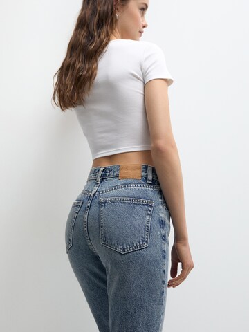 Pull&Bear Regularen Kavbojke | modra barva