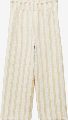 MANGO KIDS Regular Broek 'BELLA' in Beige: voorkant