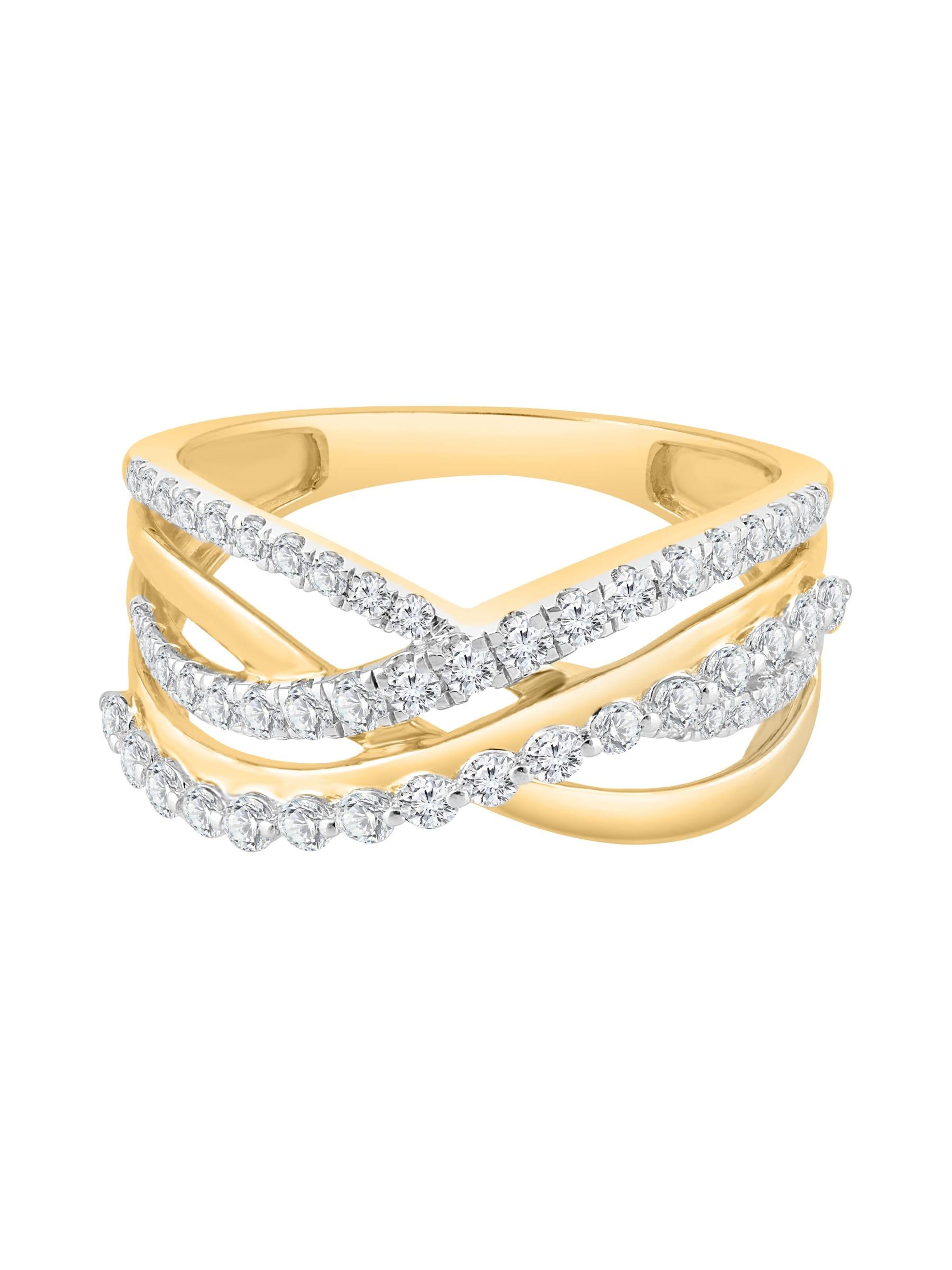Diamant Exquis Ring in Gold: front