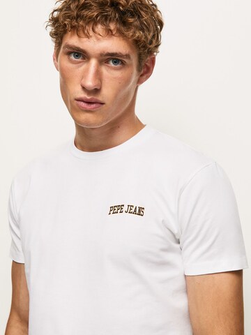 Pepe Jeans T-Shirt 'RONSON' in Weiß