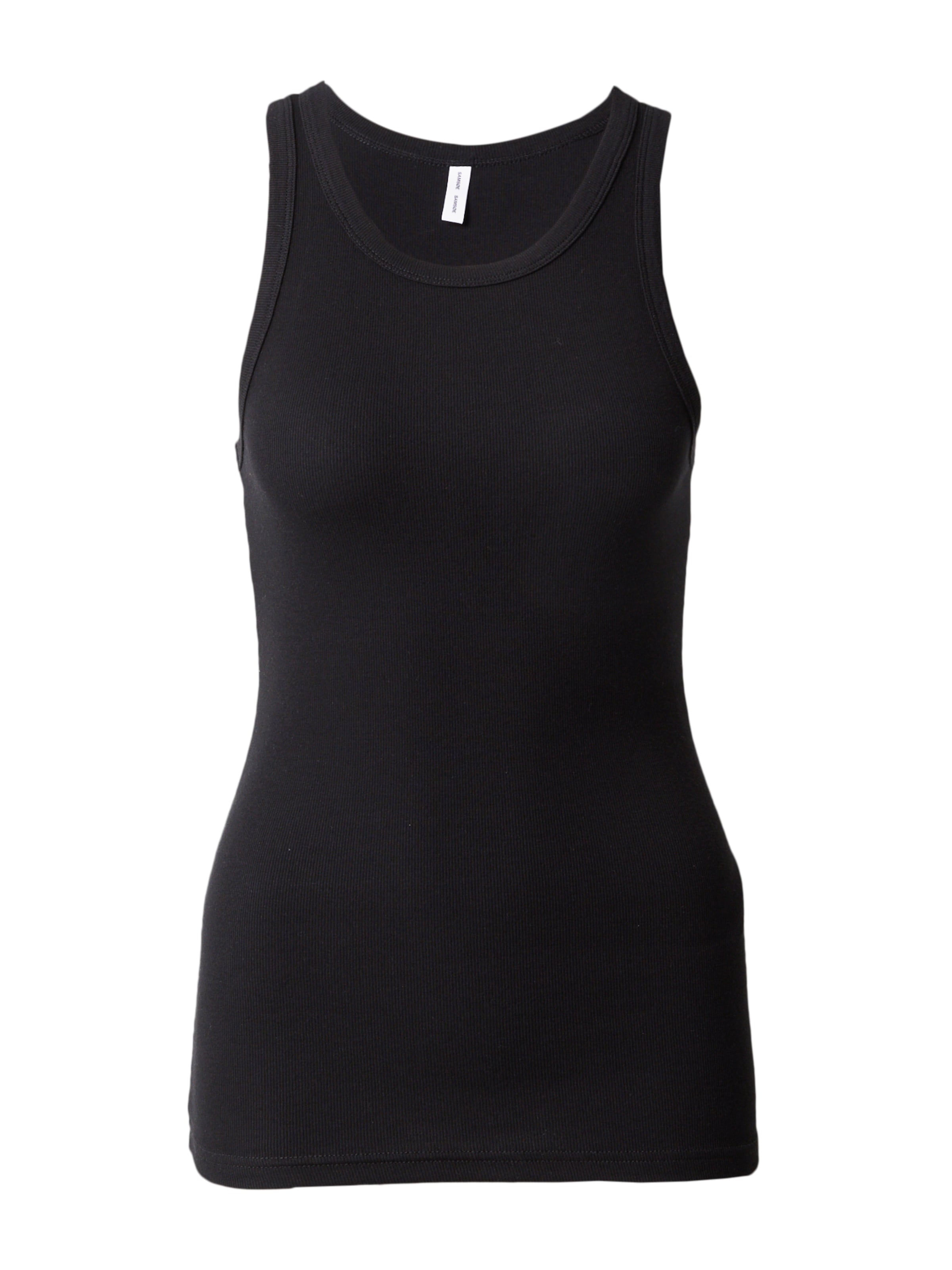 Samsøe SamsøeTop 'Alexo' - crna boja: prednji dio