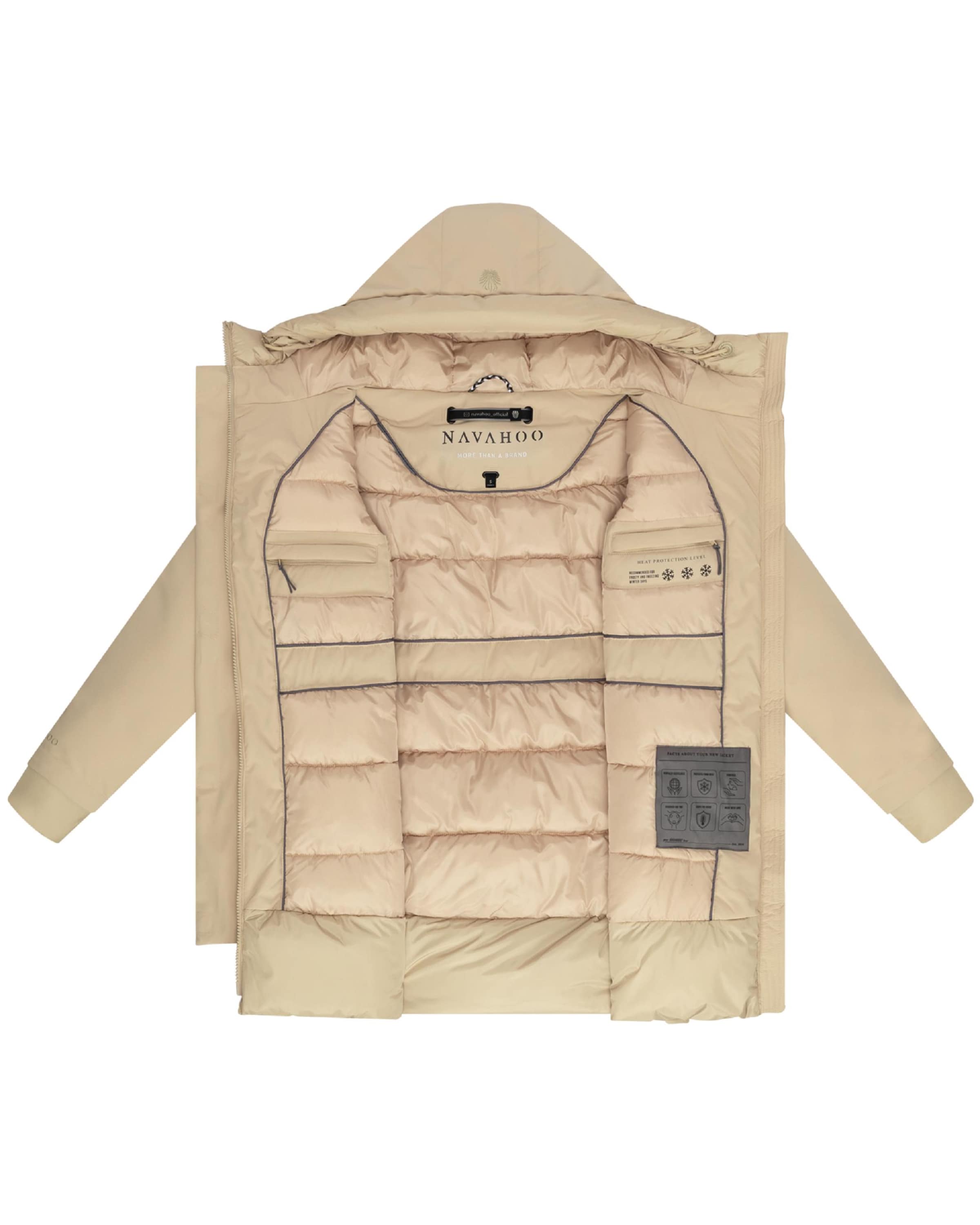 Cappotto invernale 'Winterprinzessin 14' di NAVAHOO in beige