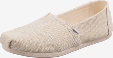 TOMS Moccasin 'ALPARGATA' in Beige: front