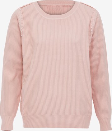 Pull-over carato en rose : devant