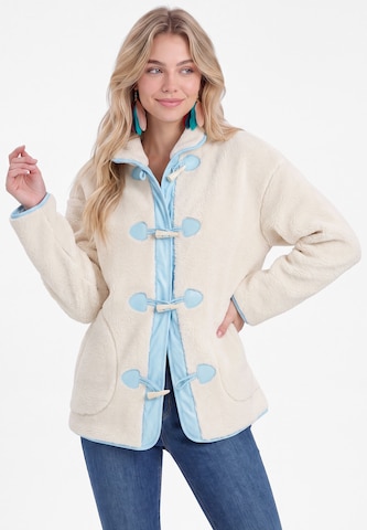 Veste mi-saison IZIA en beige : devant