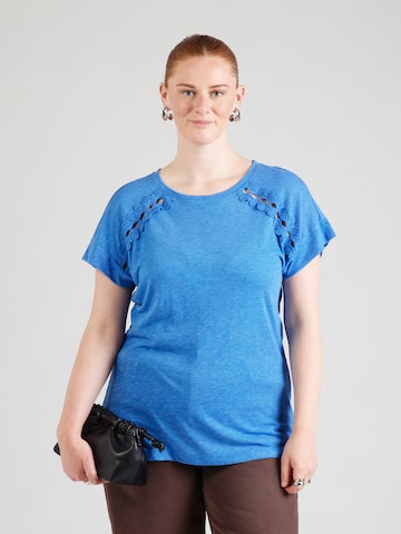 ONLY Carmakoma Shirt 'CARLIMLY' in Blue: front