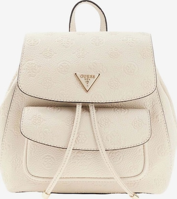Zaino 'Cresidia' di GUESS in bianco: frontale